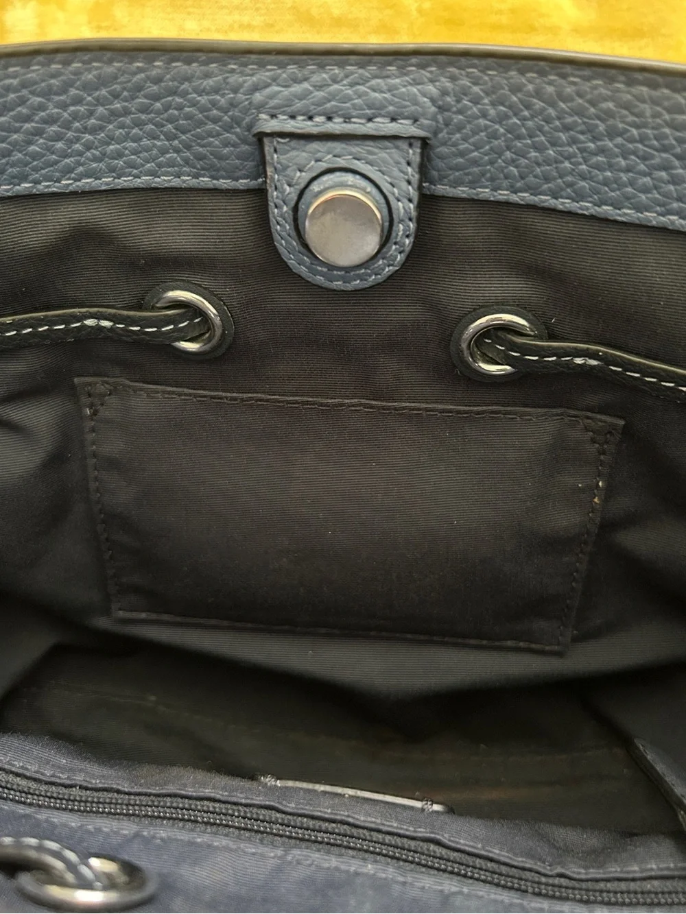 Coach Pebbled Leather Crossbody in Slate